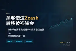 黑客借道Zcash转移被盗资金