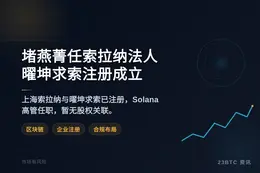 索拉纳中国联席负责人堵燕菁任沪索拉纳法人
