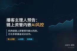 播客主理人预告：机构级链上资管内嵌AI风控