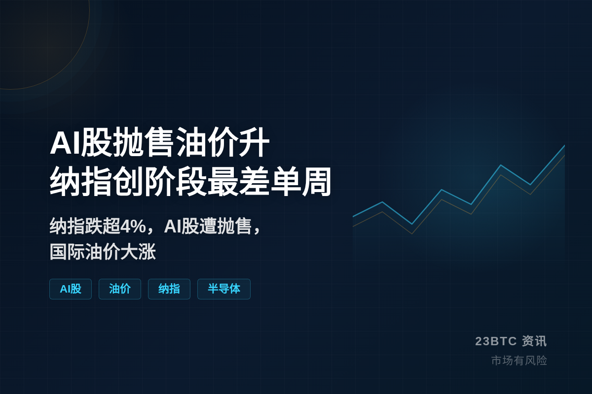 AI股抛售油价升,纳指创6月来最差单周插图1 AI股抛售油价升,纳指创6月来最差单周
