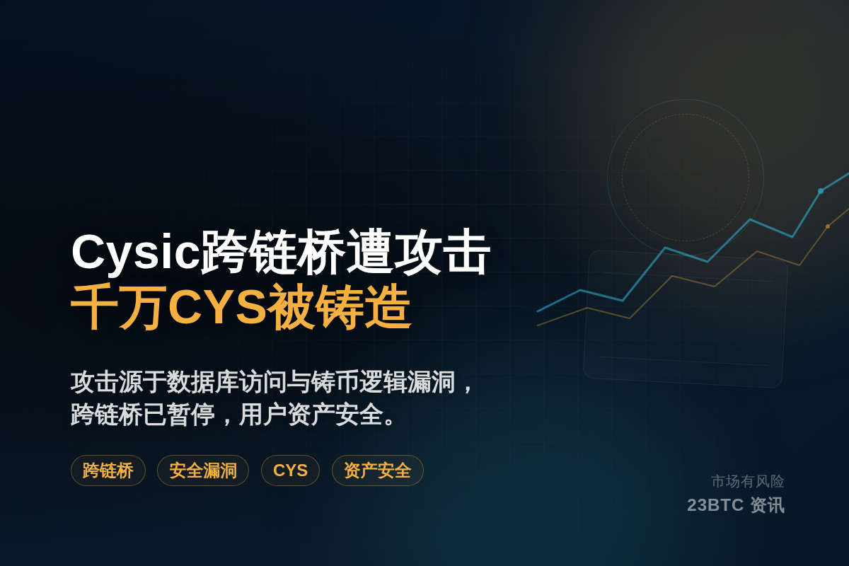 Cysic跨链桥遭攻击,千万CYS被铸造插图1 Cysic跨链桥遭攻击,千万CYS被铸造
