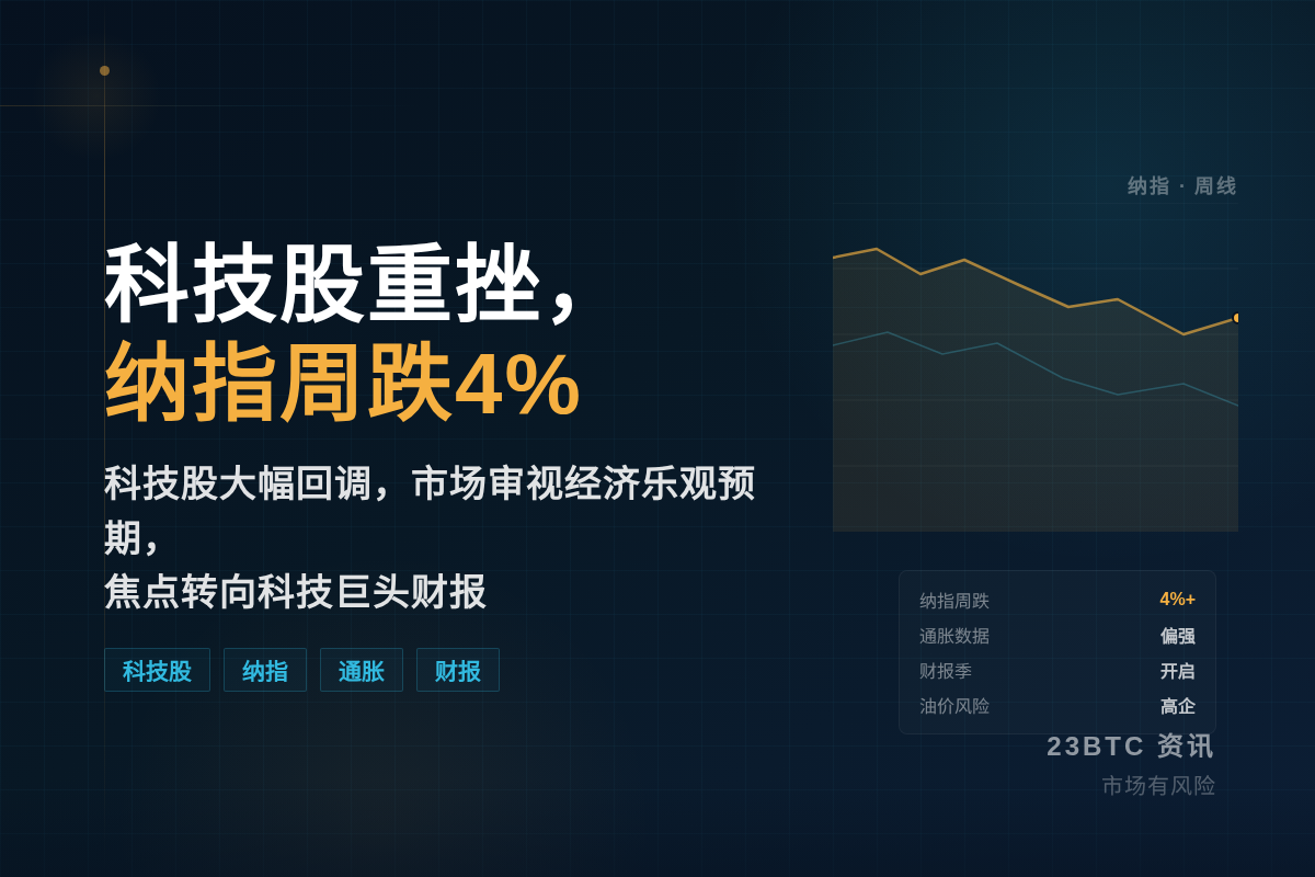 科技股重挫,纳指周跌4%插图1 科技股重挫,纳指周跌4%