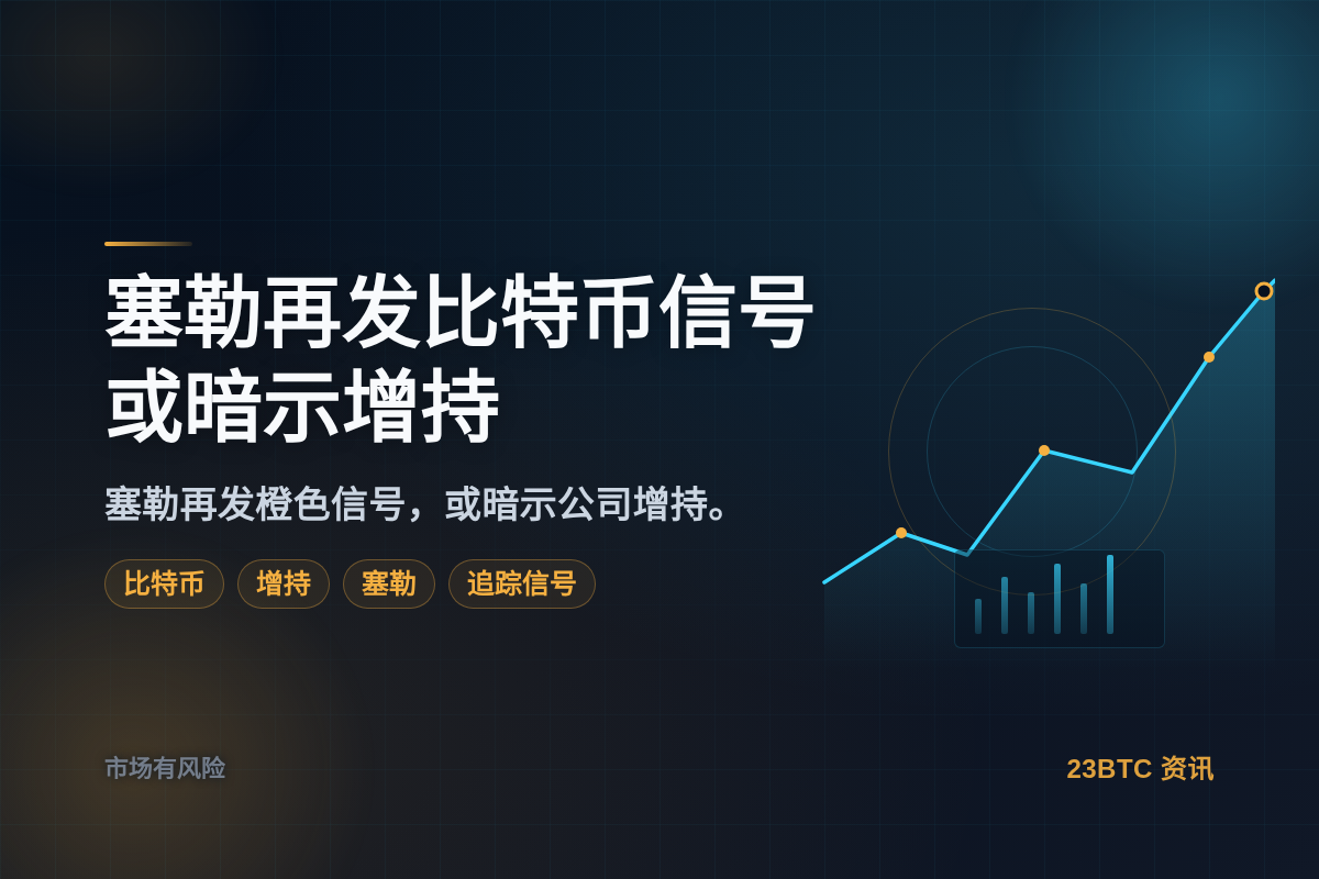 塞勒再发比特币追踪信号,或暗示增持插图1 塞勒再发比特币追踪信号,或暗示增持