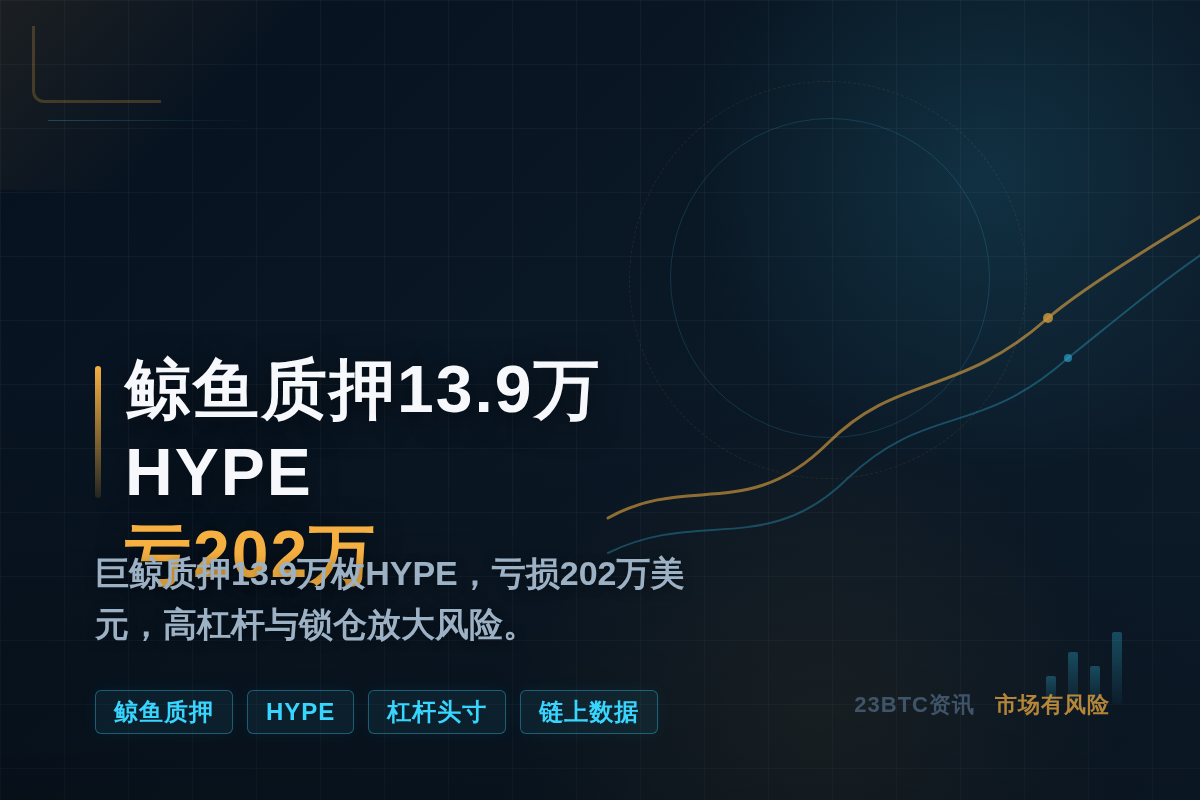 鲸鱼质押13.9万HYPE亏202万插图1 鲸鱼质押13.9万HYPE亏202万