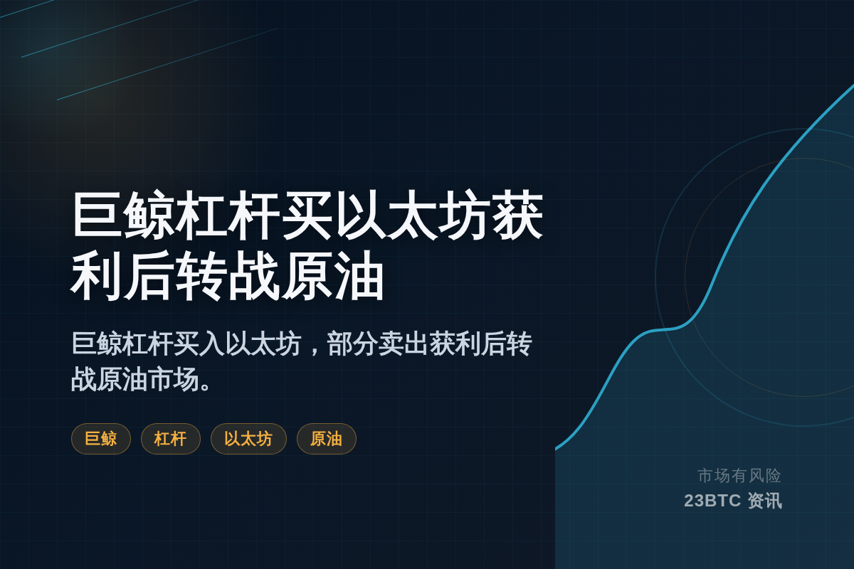 巨鲸1647美元杠杆买入三千万美元ETH