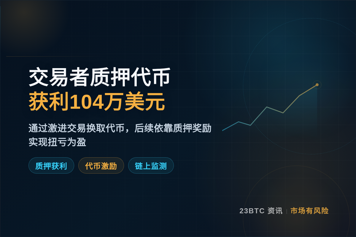 Lookonchain:交易者累计盈利104万美元插图1 Lookonchain:交易者累计盈利104万美元