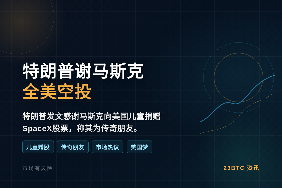 特朗普谢马斯克全美空投，称其传奇朋友