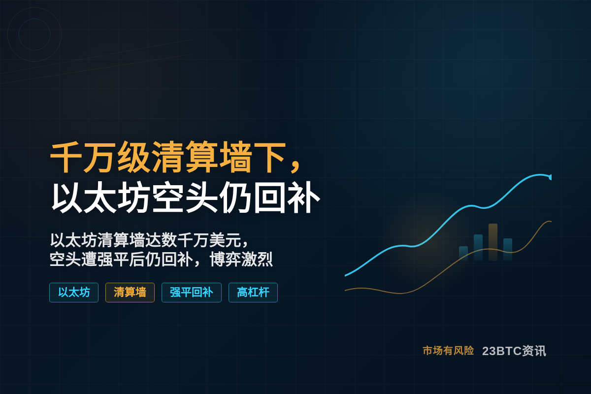 千万级清算墙夹击，以太坊大空头遭强平仍回补
