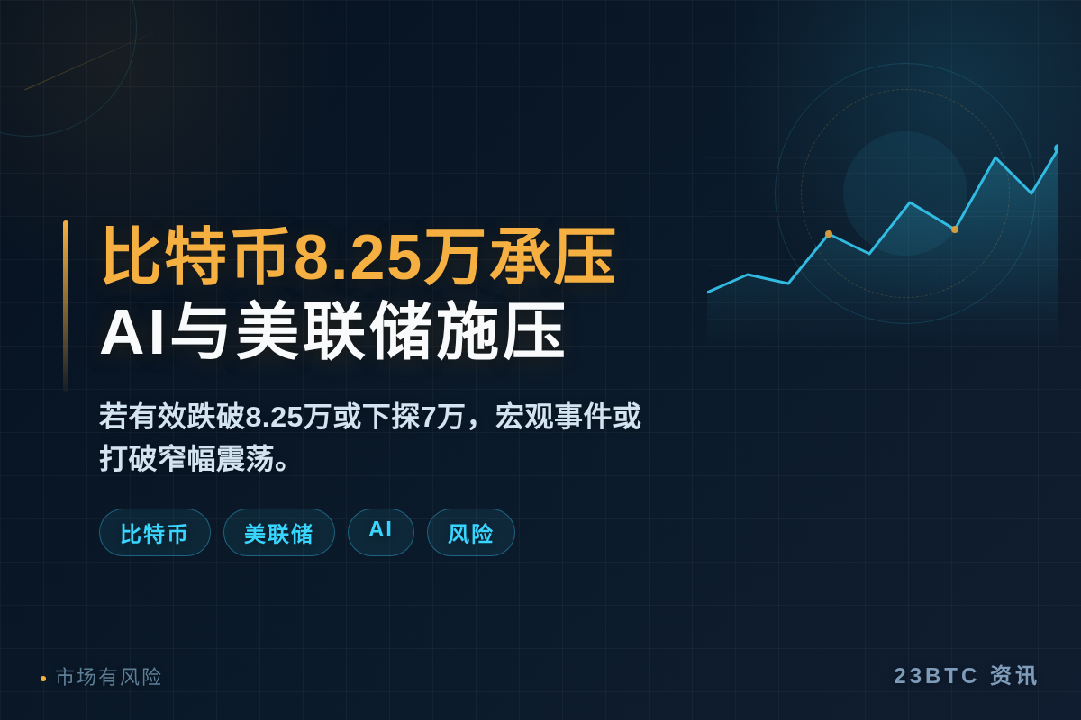 比特币8.25万承压,AI与美联储施压插图1 比特币8.25万承压,AI与美联储施压