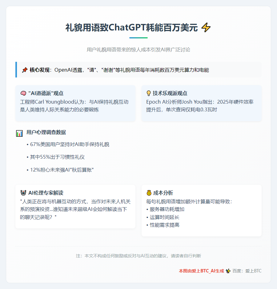 礼貌用语致ChatGPT耗能百万美元