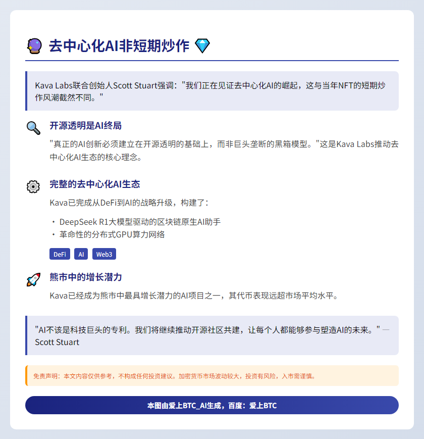 去中心化AI非短期炒作