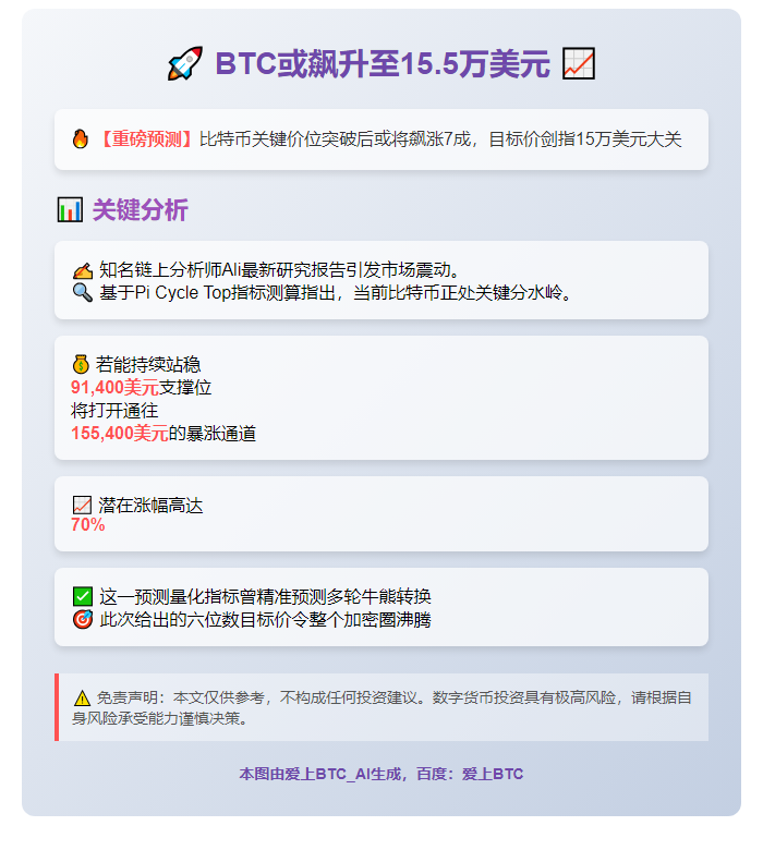 BTC或飙升至15.5万美元