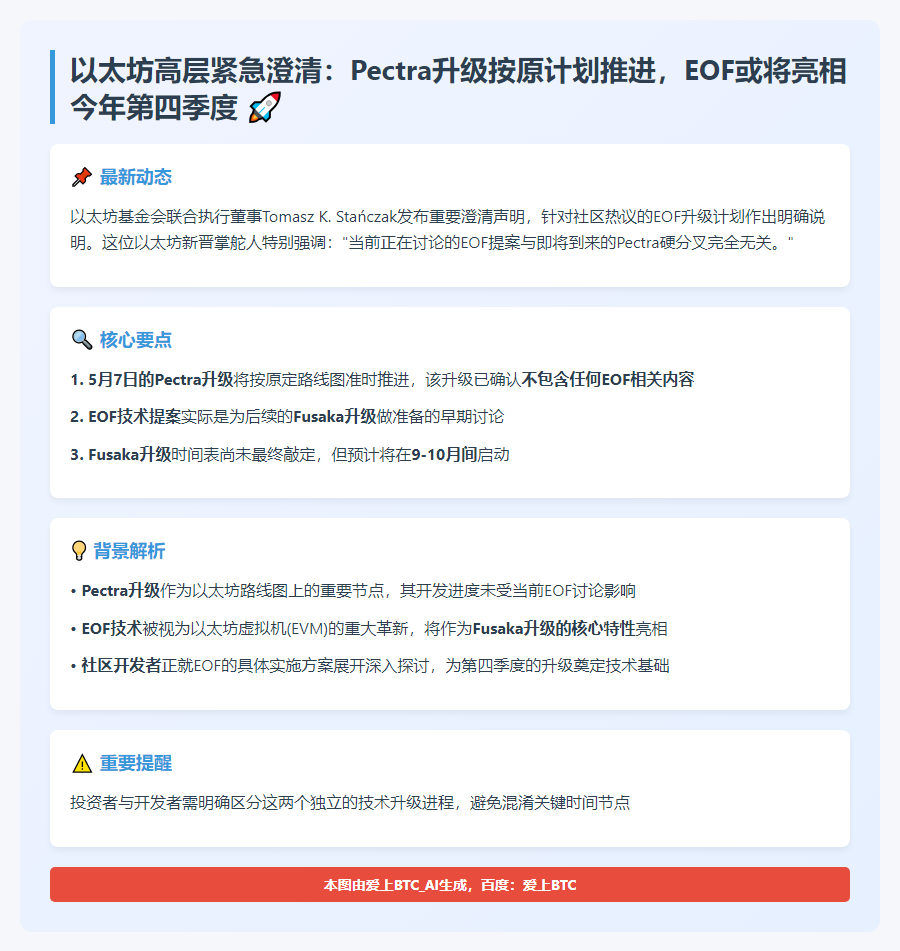 EOF讨论无关5月7日Pectra升级
