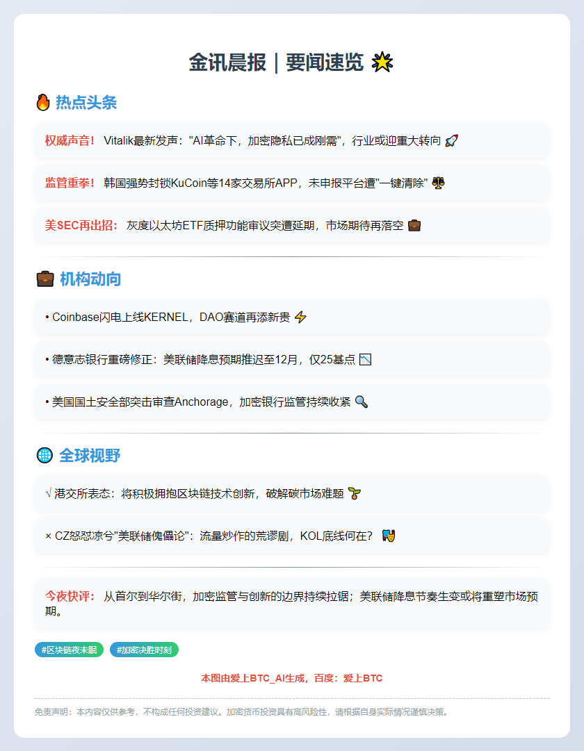 金讯晨报｜4月15日要闻速览