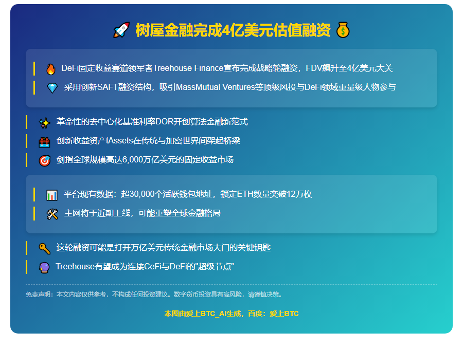 树屋金融融资估值4亿