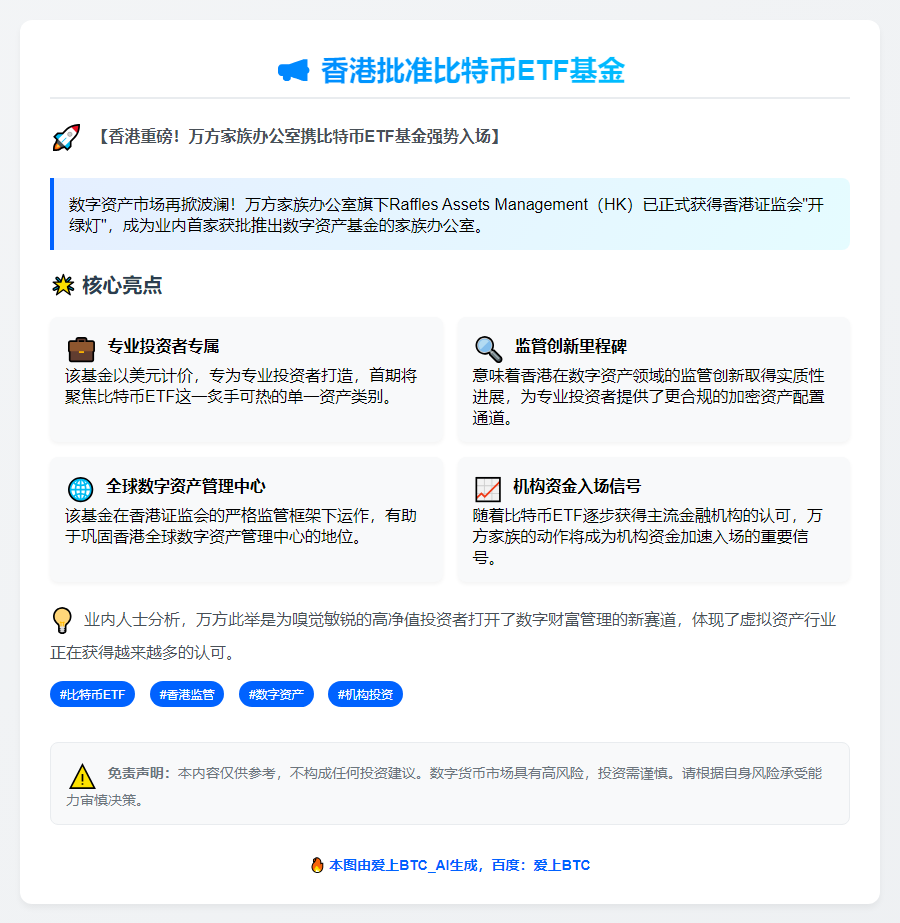 香港批准比特币ETF基金