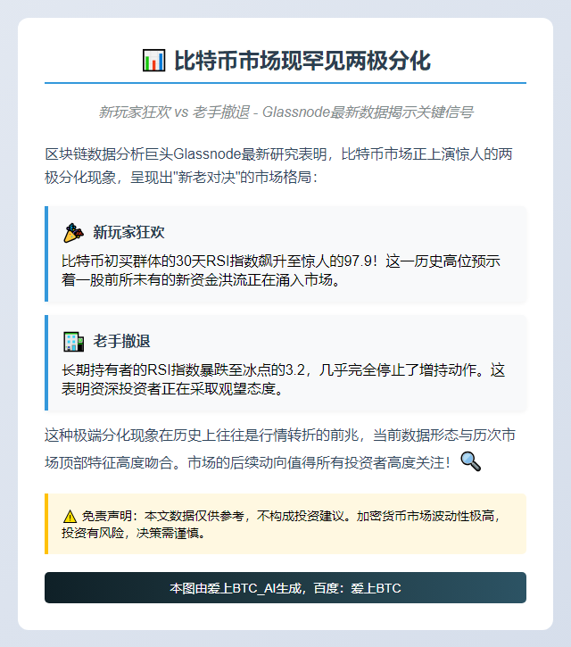 BTC首次买家激增，长线投资者停买