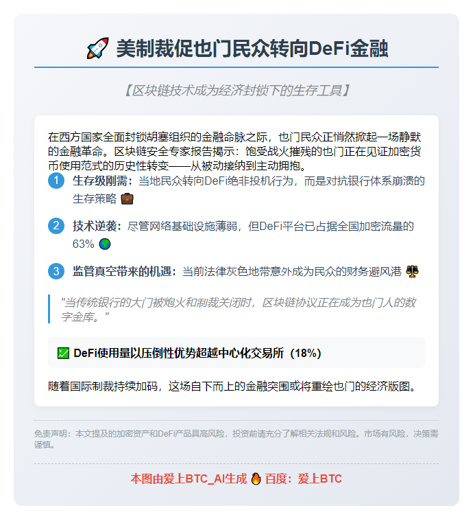 美制裁促也门民众转向DeFi金融