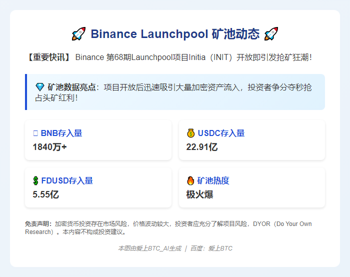 Binance Launchpool存入超1840万BNB