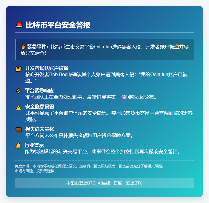 开发者否认清仓：账号被盗