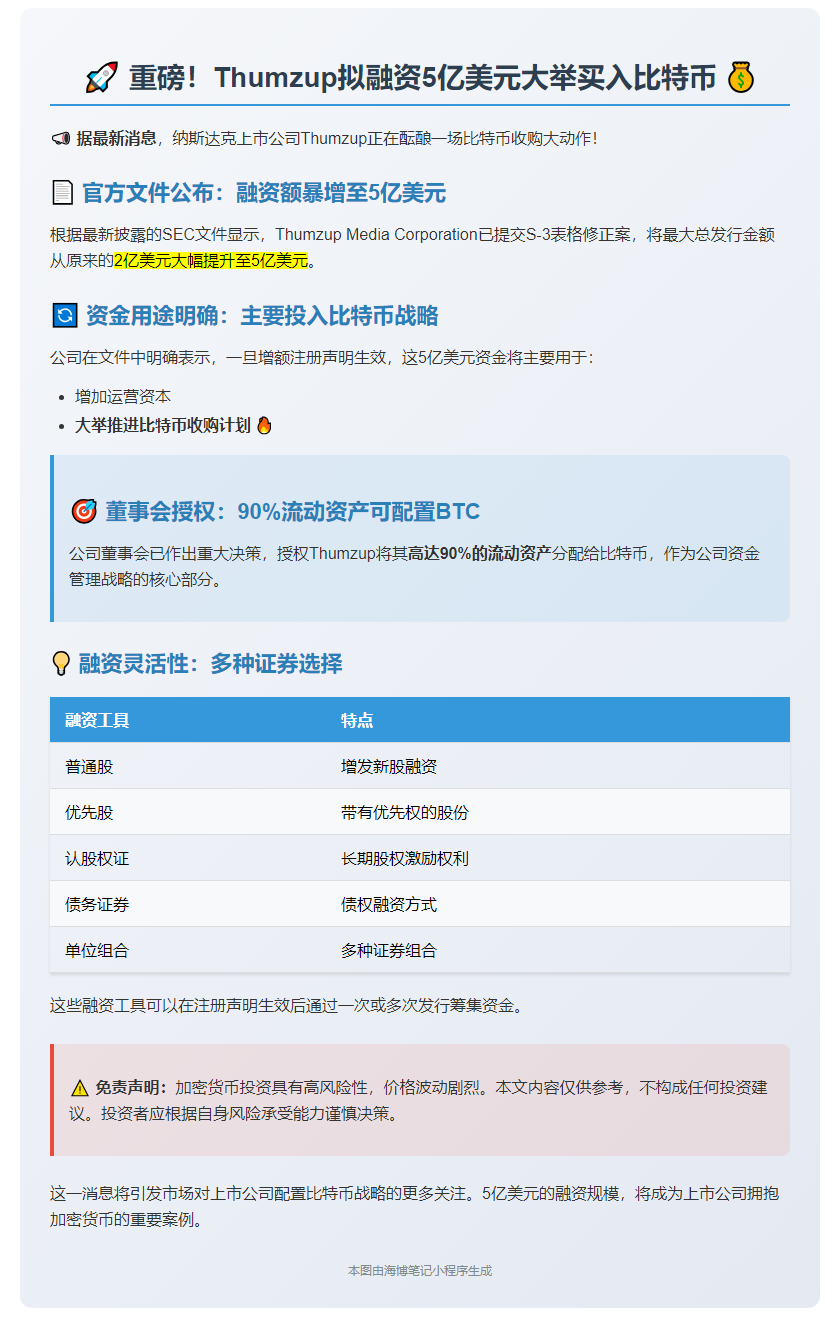 上市公司拟增资5亿美元购比特币