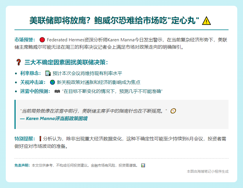 鲍威尔表态或难明确