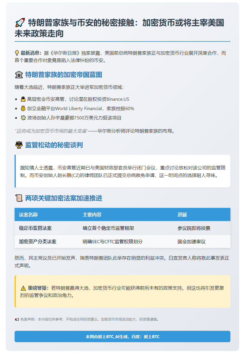 Binance高管会晤美国财政部谈监管