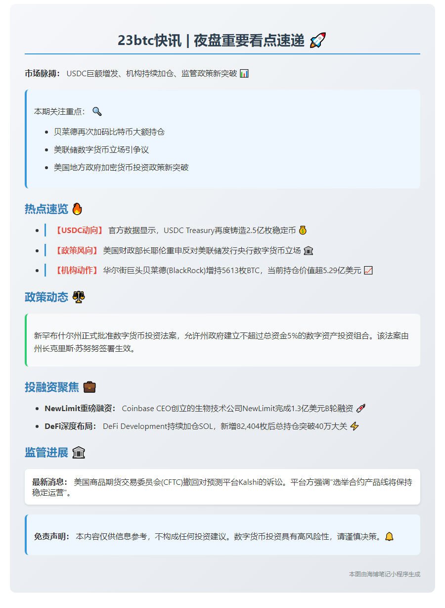 5月7日隔夜要闻速览