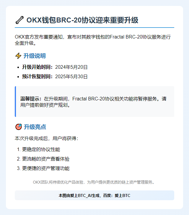 OKX升级Fractal BRC-20服务