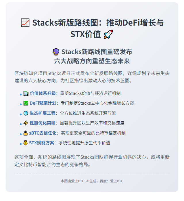 Stacks新版路线图：推动DeFi增长与STX价值