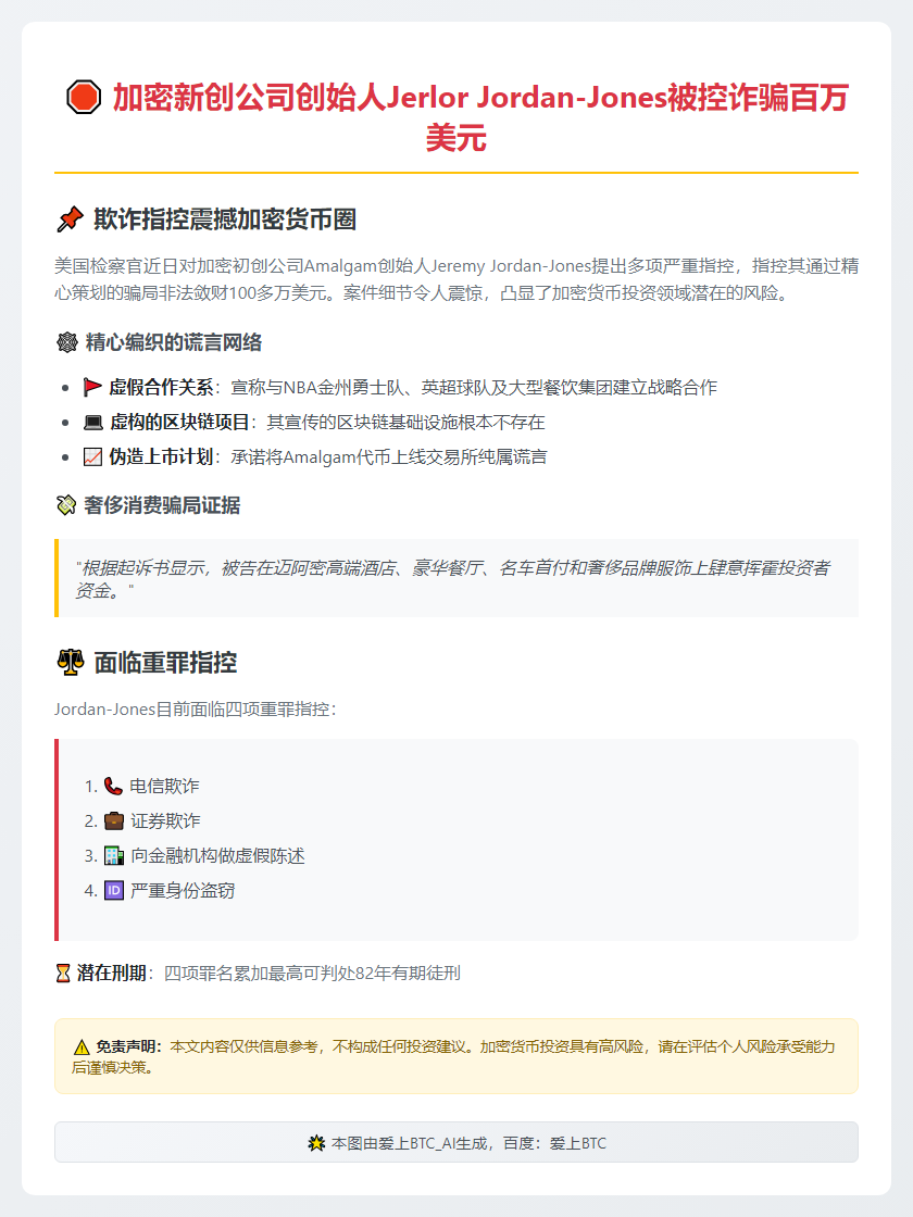 加密初创创始人涉骗百万美元