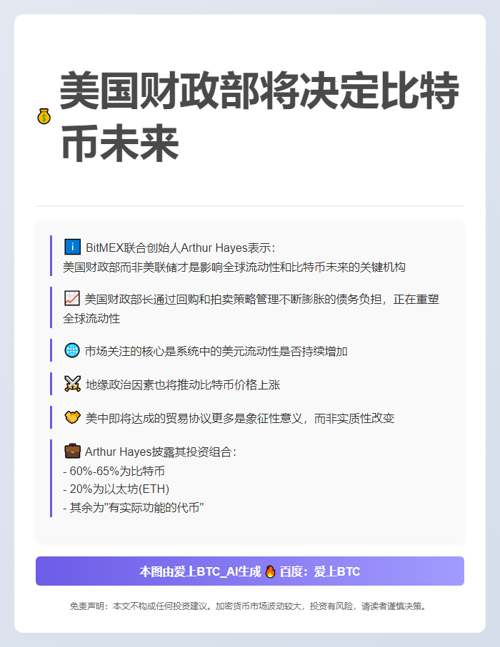 美国财政部将决定比特币未来