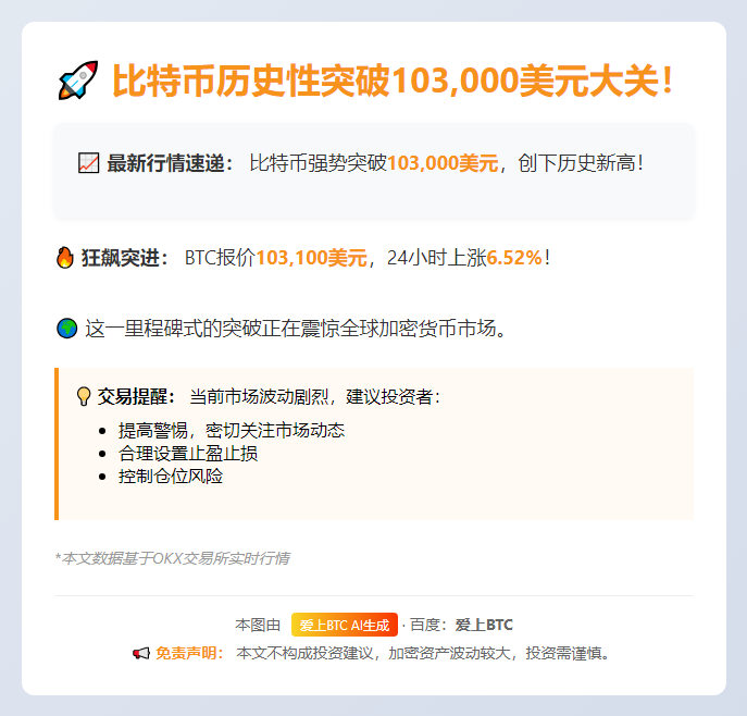 BTC破10.3万刀