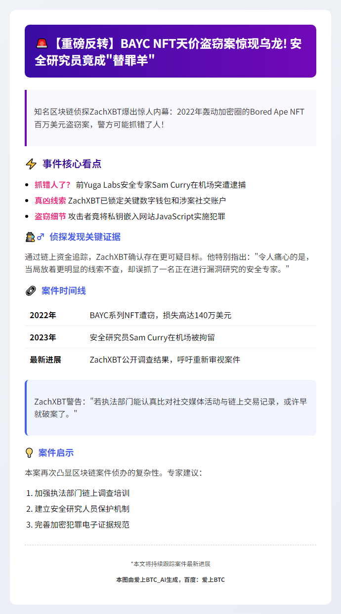 BAYC NFT盗窃案真凶曝光