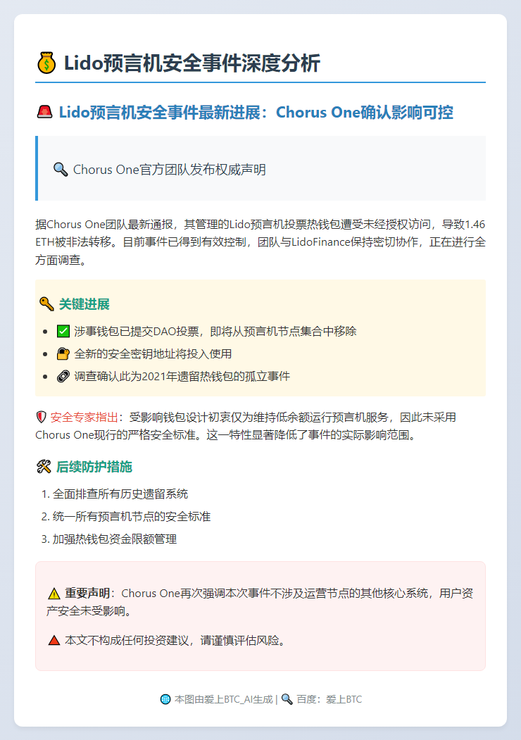 Lido预言机被黑为孤立事件 影响有限