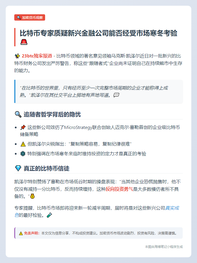 比特币持有者质疑新财政公司抗压性