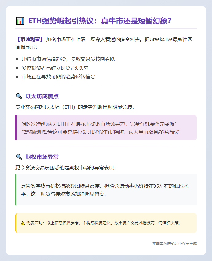 ETH强势但或现