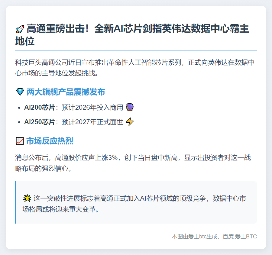 高通AI芯片挑战英伟达数据中心